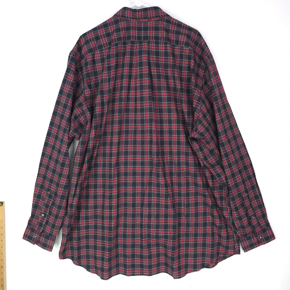 Polo Ralph Lauren Shirt 2XLT Holiday Heritage Multi Plaid Cotton Button Down NWT